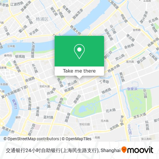 交通银行24小时自助银行(上海民生路支行) map