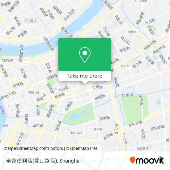 全家便利店(灵山路店) map