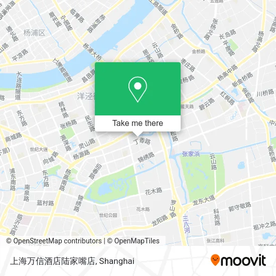 上海万信酒店陆家嘴店 map