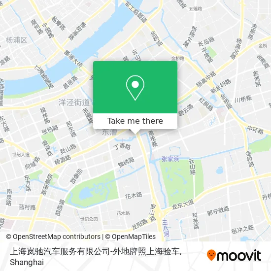 上海岚驰汽车服务有限公司-外地牌照上海验车 map