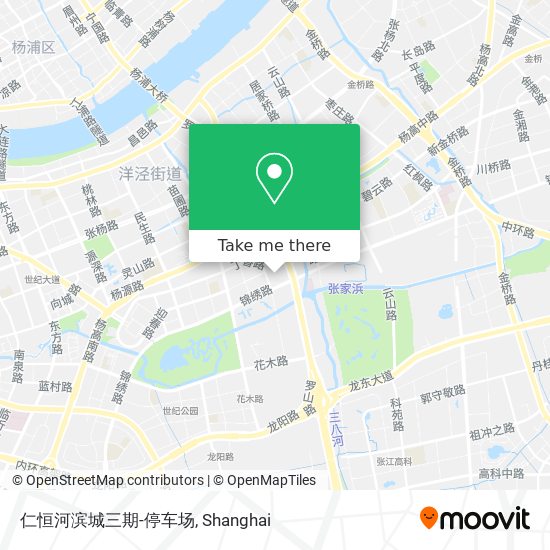 仁恒河滨城三期-停车场 map