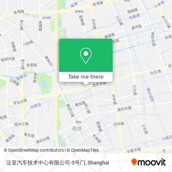 泛亚汽车技术中心有限公司-3号门 map