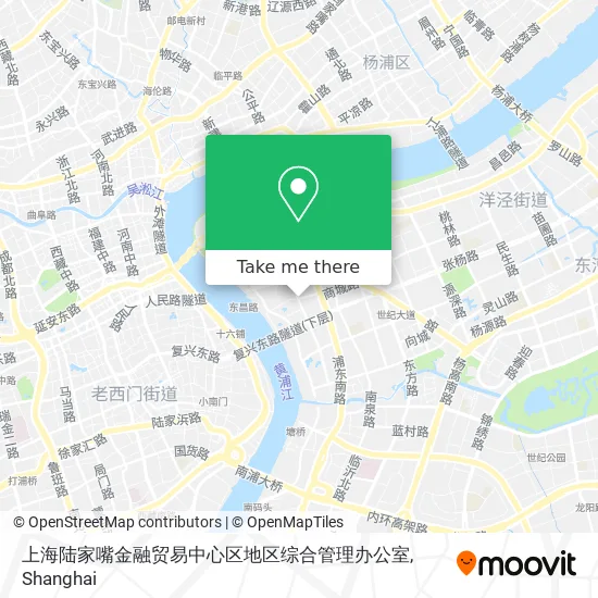 上海陆家嘴金融贸易中心区地区综合管理办公室 map
