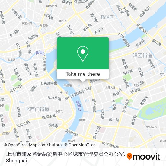 上海市陆家嘴金融贸易中心区城市管理委员会办公室 map