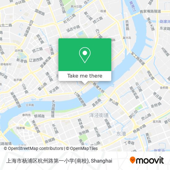 上海市杨浦区杭州路第一小学(南校) map