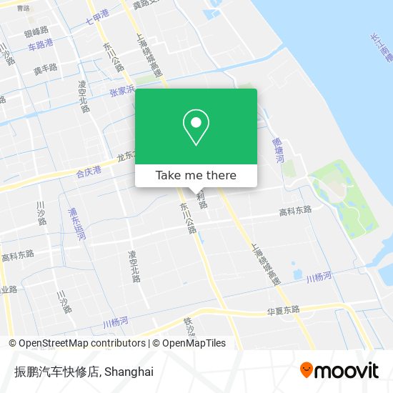 振鹏汽车快修店 map