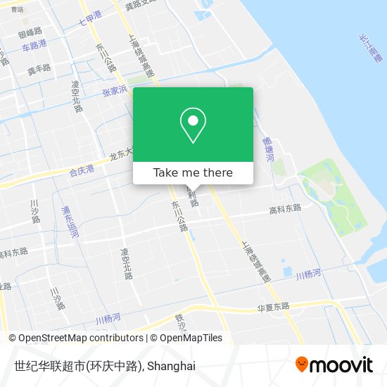 世纪华联超市(环庆中路) map