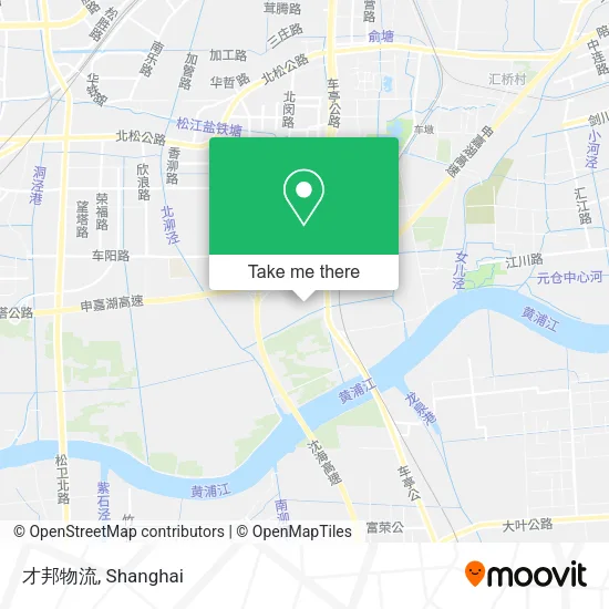 才邦物流 map