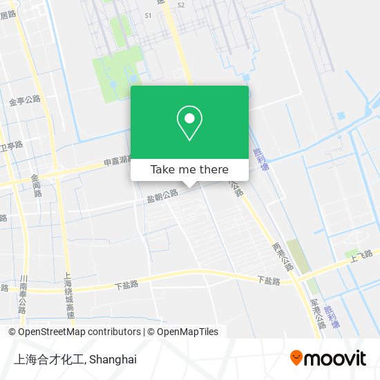 上海合才化工 map