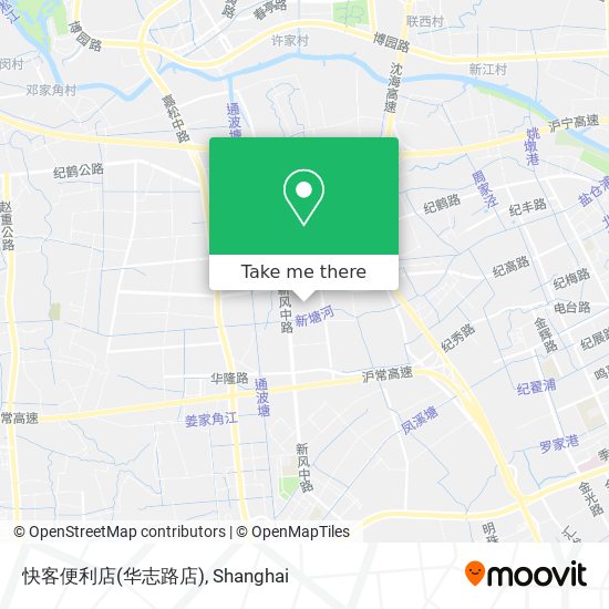 快客便利店(华志路店) map