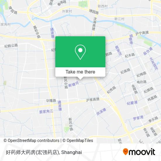好药师大药房(宏强药店) map