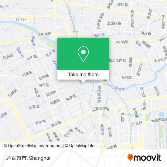 迪百超市 map