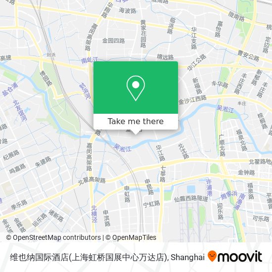 维也纳国际酒店(上海虹桥国展中心万达店) map