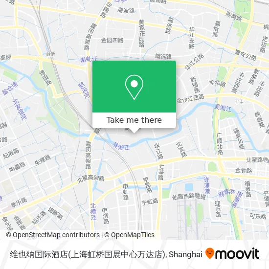 维也纳国际酒店(上海虹桥国展中心万达店) map