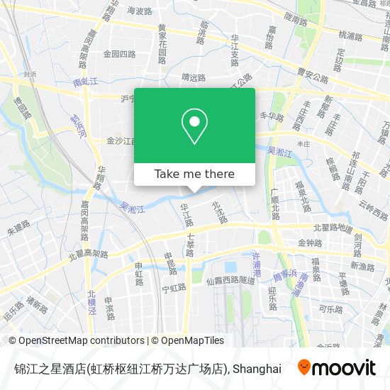 锦江之星酒店(虹桥枢纽江桥万达广场店) map