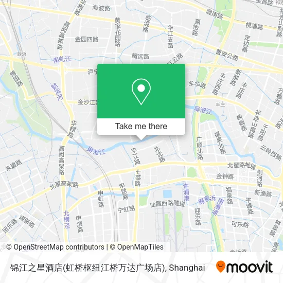 锦江之星酒店(虹桥枢纽江桥万达广场店) map