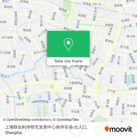 上海联合利华研究发展中心南停车场-出入口 map