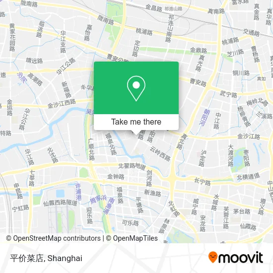 平价菜店 map