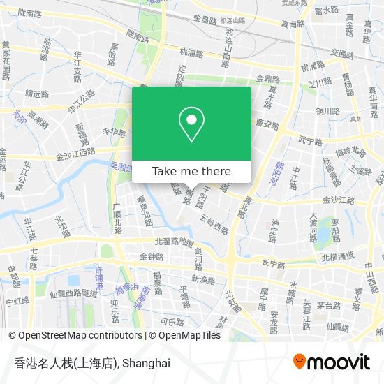香港名人栈(上海店) map