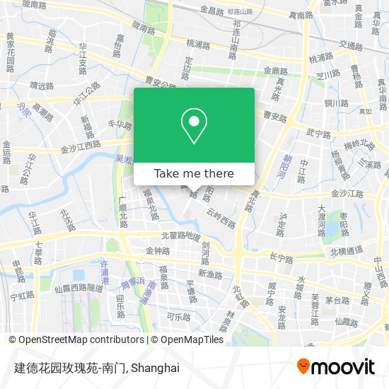 建德花园玫瑰苑-南门 map