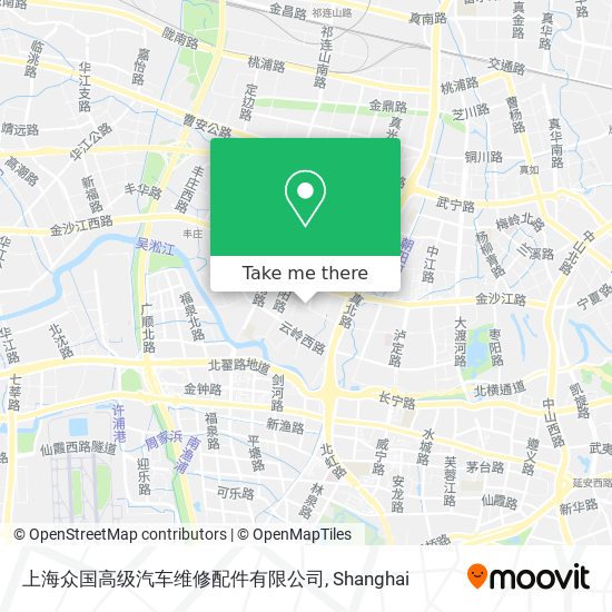 上海众国高级汽车维修配件有限公司 map