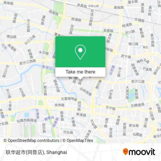 联华超市(同普店) map