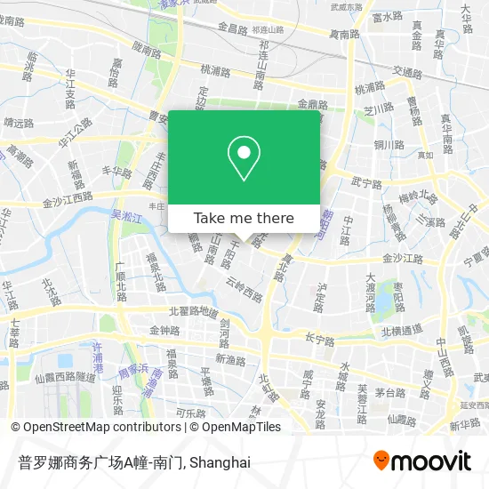 普罗娜商务广场A幢-南门 map