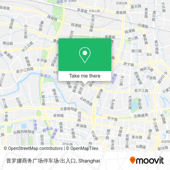 普罗娜商务广场停车场-出入口 map