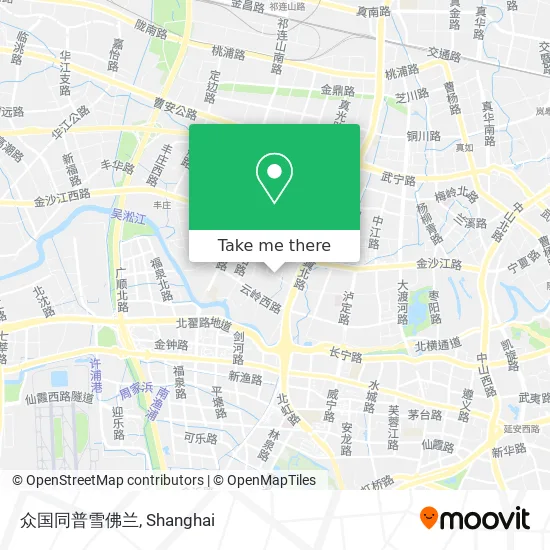 众国同普雪佛兰 map
