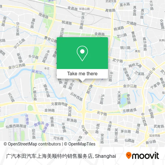 广汽本田汽车上海美顺特约销售服务店 map