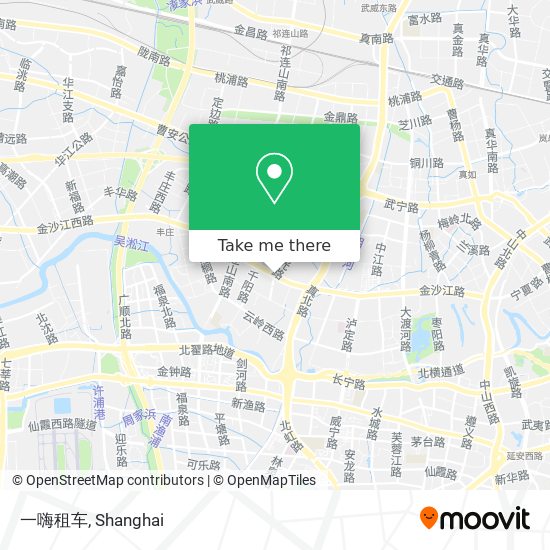 一嗨租车 map