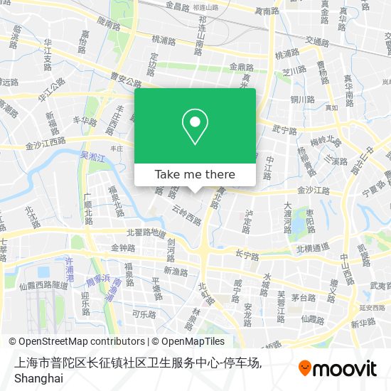 上海市普陀区长征镇社区卫生服务中心-停车场 map