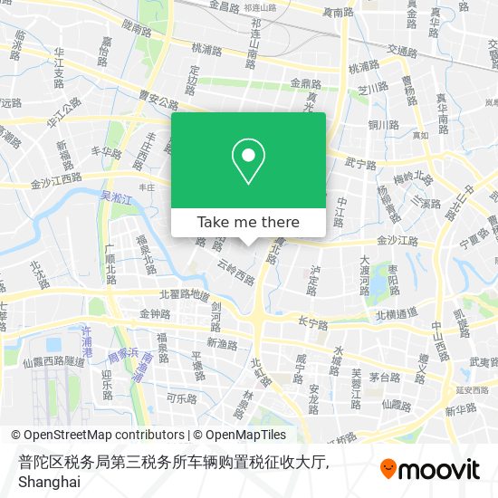 普陀区税务局第三税务所车辆购置税征收大厅 map