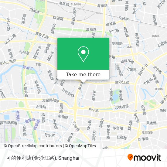 可的便利店(金沙江路) map