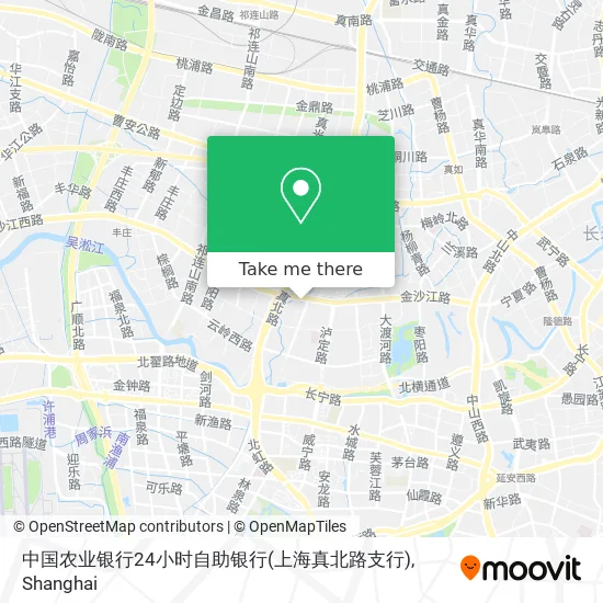 中国农业银行24小时自助银行(上海真北路支行) map