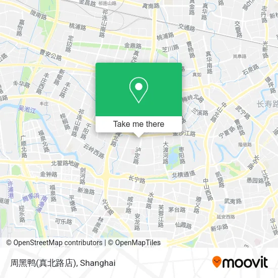 周黑鸭(真北路店) map