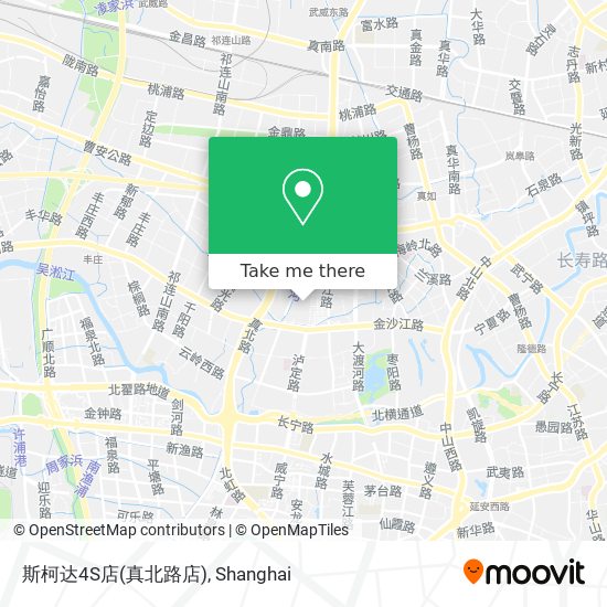 斯柯达4S店(真北路店) map