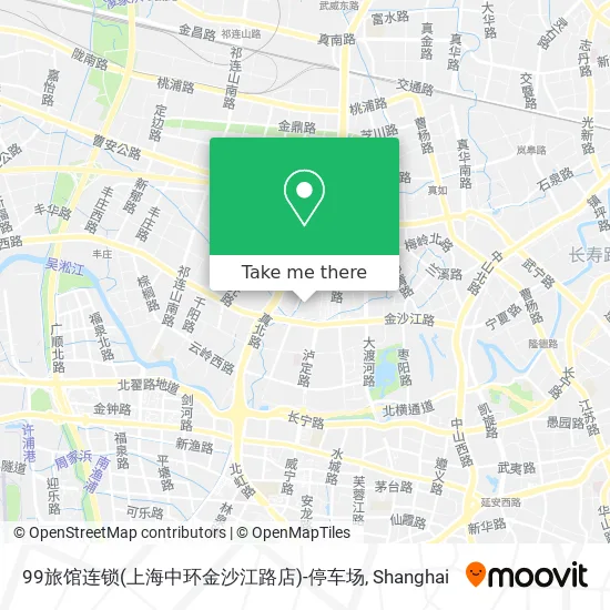 99旅馆连锁(上海中环金沙江路店)-停车场 map