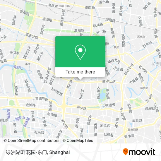 绿洲湖畔花园-东门 map