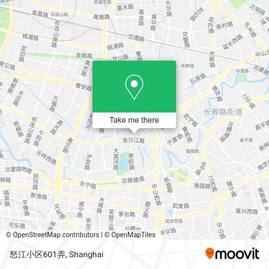 怒江小区601弄 map