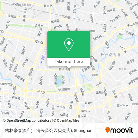格林豪泰酒店(上海长风公园贝壳店) map