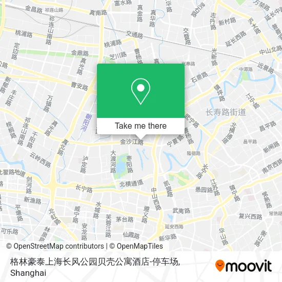 格林豪泰上海长风公园贝壳公寓酒店-停车场 map