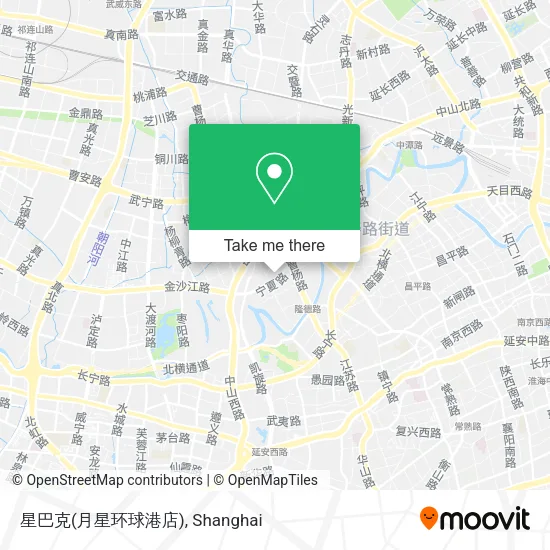 星巴克(月星环球港店) map