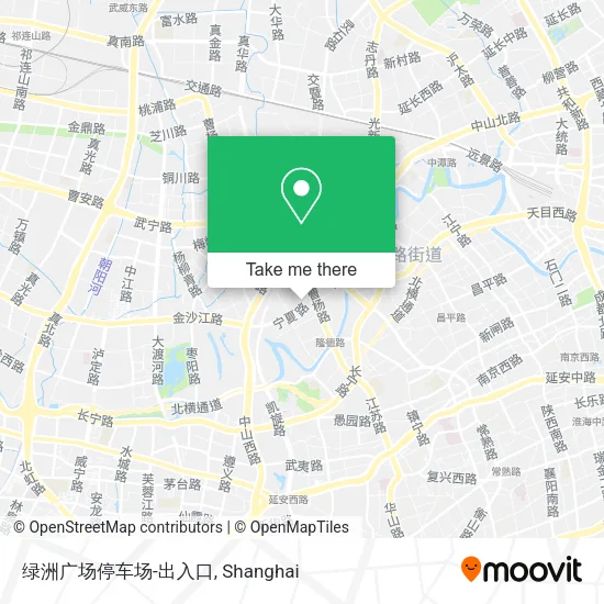 绿洲广场停车场-出入口 map