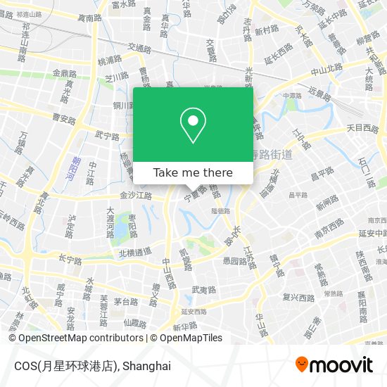 COS(月星环球港店) map