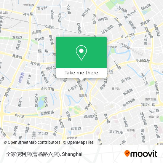 全家便利店(曹杨路六店) map