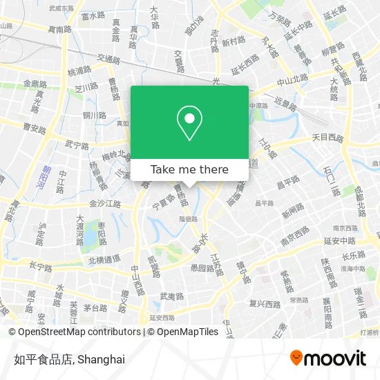 如平食品店 map
