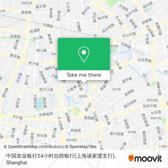中国农业银行24小时自助银行(上海谈家渡支行) map