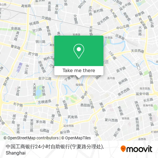 中国工商银行24小时自助银行(宁夏路分理处) map