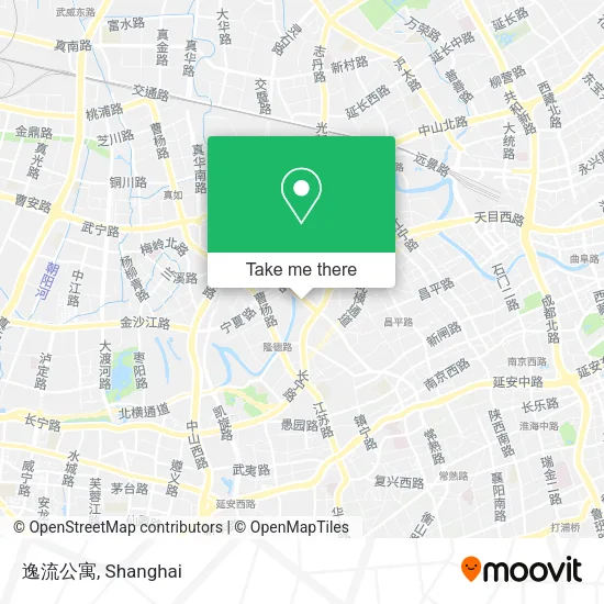 逸流公寓 map